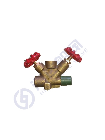 Type B pressure gauge valve